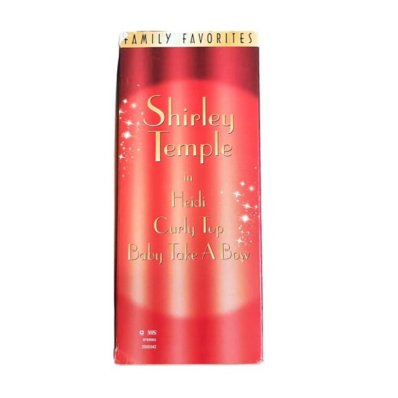 Shirley Temple Family Favorites VHS Set 3 Curly Top Heidi Baby Take a Bow Used - Picture 14 of 16